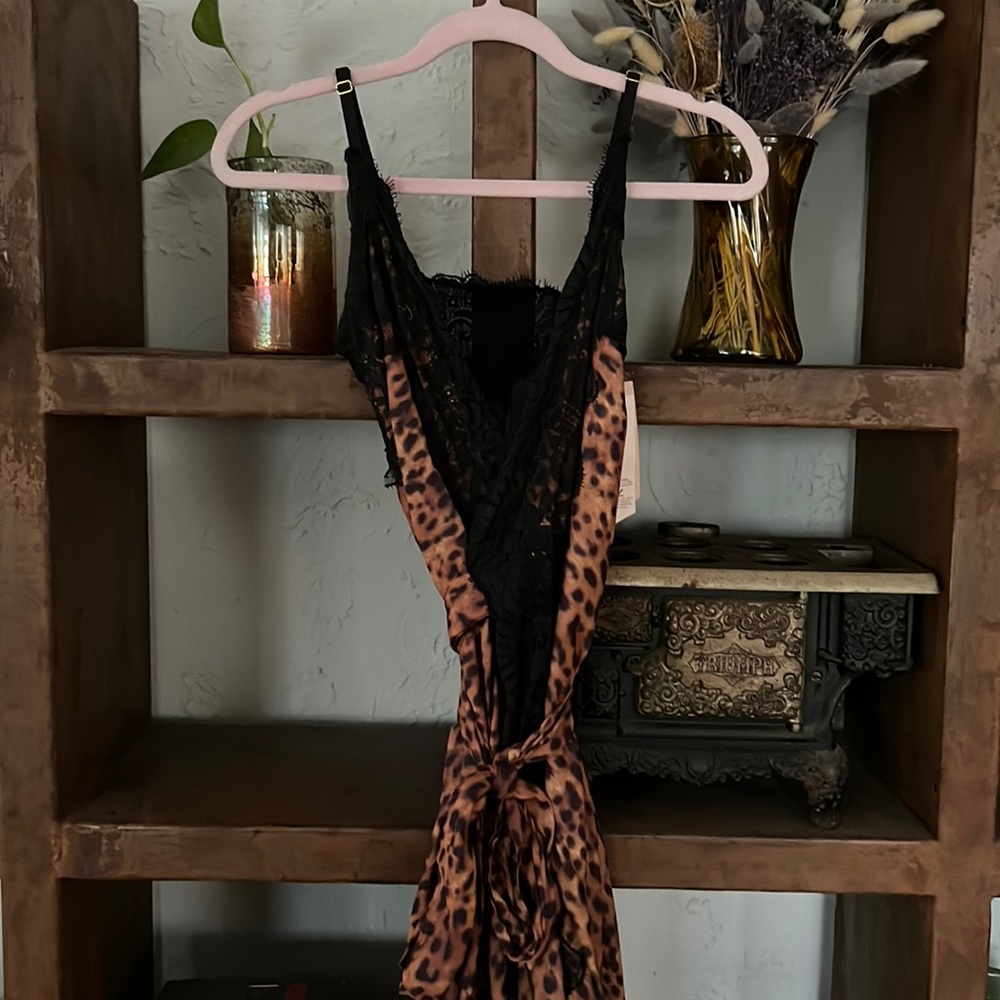 We Are Hah | Dancing Queen | Leopard Wrap Dress NWT